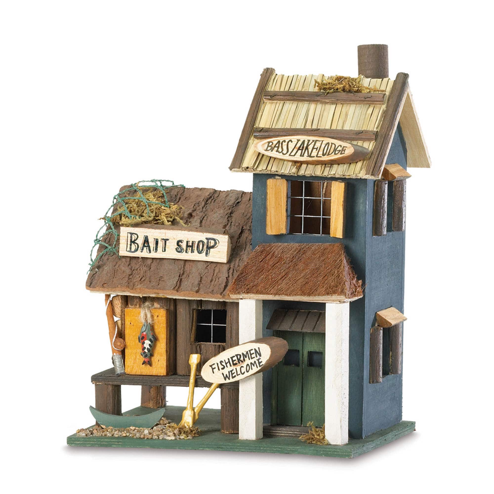 10.25" Bass Lake Lodge Birdhouse